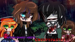 Afton Family meets Creepypasta  Gacha Club  Afton Family [upl. by Fredra]