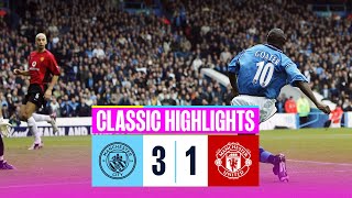 FEED THE GOAT  Man City 31 Man United  Classic Highlights [upl. by Nylemaj]