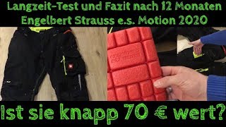 Engelbert Strauss Hose es Motion 2020 1 Jahr Langzeit Test und Fazit Ist Sie ihren Preis wert [upl. by Arlan515]