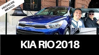 Kia Rio 2018 Hatchback y Sedan  Prueba interior y precio [upl. by Neeneg490]