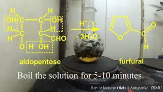 The method of furfural synthesis and its detection [upl. by Chappelka762]