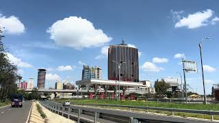 Nairobi City County Kenya’s Capital Expressway Highway Skyline Skyscrapers Icon Buildings Highrise [upl. by Nsaj]