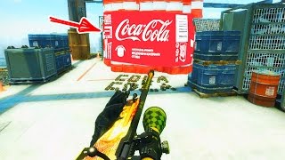 ЧТО БУДЕТ если ВЫСТРЕЛИТЬ в БОЛЬШУЮ банку COCA COLA из AWP DRAGON LORE в CS GO [upl. by Bunch]