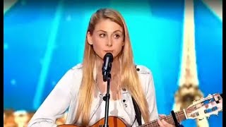 Laura Laune chanson sur Éric Antoine La France a un Incroyable Talent [upl. by Llenet576]