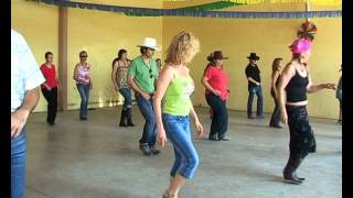 RHINESTONE COWBOYCOUNTRYLINE DANCE0001wmv [upl. by Eniladam34]