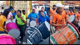 Nasik  Nashik Dhol Mega Compilation Loud Music  Versova Andheri Mumbai India HD VIDEO [upl. by Ainoval312]