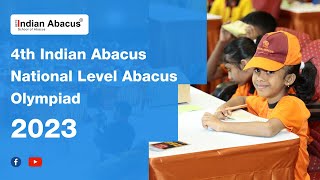 4th Indian Abacus National Level Abacus Olympiad 2023 LIVE [upl. by Youlton]