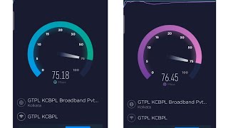 GTPL KCBPL 75Mbps Plan  5GHZ vs 24GHZ Router [upl. by Eliga148]