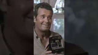 JAMES GARNER POLAROID SUN CAMERA AD 1983 shorts retro 80s rockford camera polaroid [upl. by Cherise]