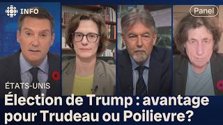 Panel politique  un appel « chaleureux » entre Justin Trudeau et Donald Trump [upl. by Ardnoid486]