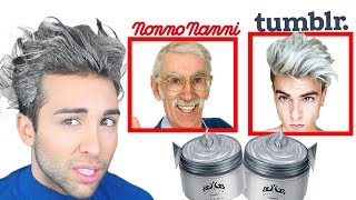 WTF CAPELLI GRIGI IN 3 MINUTI  GIANMARCO ZAGATO [upl. by Llenal]