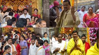 Telugu Tamil Actors Offered Prayers At Tirumala Temple On Vaikunta Ekadashi [upl. by Blanch]