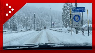 Strade imbiancate a Madonna di Campiglio immagini camera car [upl. by Florina]