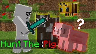 Minecraft Manhunt Hunt The Mob [upl. by Eyahs180]