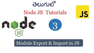 Module export and import in node js  Modules in Node JS Node Js Tutorial for beginnersNode js [upl. by Leake]