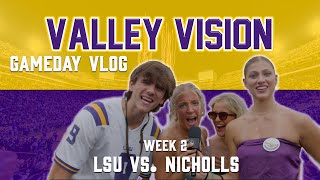 VALLEY VISION GAMEDAY VLOGS ARE BACK  LSU vs Nicholls Tailgate Vlog [upl. by Ahseya892]