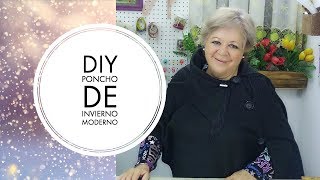 DIY  PONCHO DE INVIERNO MODERNO [upl. by Nylcoj731]