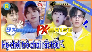 Nine Percent PK R1se các idol chơi trò chơi đến phát điên rồiKeep Running mùa4 Exclusive ZJSTVHD [upl. by Aiciled]