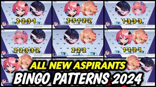 UPDATED ALL NEW ASPIRANTS PATTERN 2024  MLBB [upl. by Sclar375]