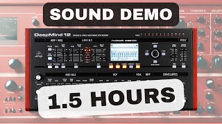 Behringer DeepMind 12 ► Sound Demo 15 HOURS [upl. by Leanard]