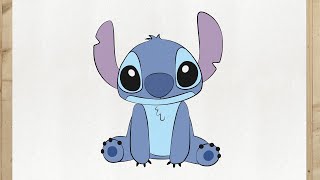 STITCH ZEICHNEN EINFACH Disney [upl. by Brightman]