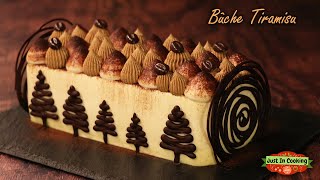 ❅ Recette de Bûche de Noël Tiramisu ❅ [upl. by Zora]