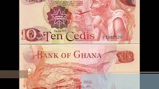 GHANA BANK NOTES THROUGH HISTORY [upl. by Ecitnerp211]