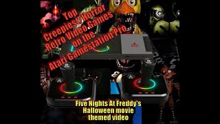 Atari Gamestation Pro TOP CREEPIEST HORROR VIDEO GAMES included in console [upl. by Grantley]