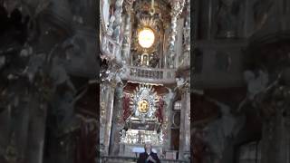 The baroque Asam Church Asamkirche Munich Germany  Horizons視野  St Johann Nepomuk [upl. by Ylim]