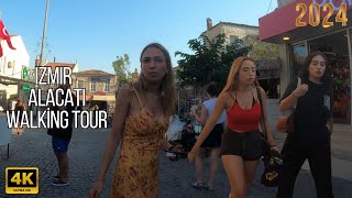 IZMIR ALACATI 2024 Walking Tour  4k UHD 60fps  İZMİR TÜRKİYE [upl. by Jacquenetta]