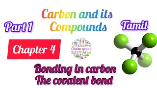 Carbon and its compounds lesson in Tamil  Part 1  NCERT class 10 Chapter 4 Chemistry chemspeed [upl. by Hairakcaz633]