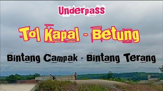 Jalan Akses Warga Underpass Tol Kapal  Betung  Mampir MotoVlog [upl. by Vial]