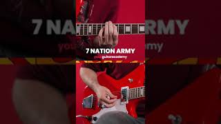 Seven Nation Army  The White Stripes guitarlessons [upl. by Colan]