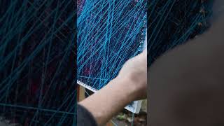 How I Created a Portrait Using Only Colored Strings [upl. by Enayd]