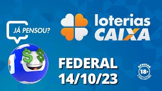 Loterias CAIXA  Loteria Federal  14102023 [upl. by Serrano]