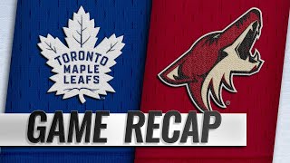 Galchenyuk Archibald lead Coyotes past Leafs 20 [upl. by Tnomad]