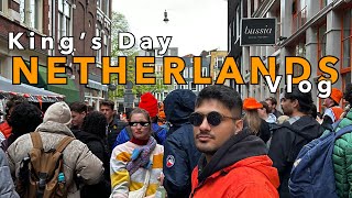 How they Party on King’s Day in Amsterdam  Kings Day Celebrations the Netherlands  🇳🇱🧡 [upl. by Alleber948]