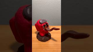 Among Usrealisticimposter amongus clay art sculpture viralvideo sculpture videogames [upl. by Fiertz]