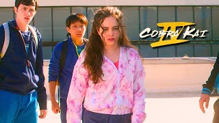 Cobra Kai Season 4 Samantha Makes The Jump Scene [upl. by Moshe]