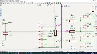 KiCad7 spezial 1 Hervorheben von Busleitungen v6 und v7 [upl. by Dikmen415]