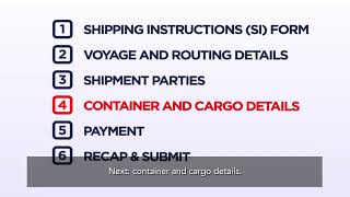 Tutorial My CMA CGM – How to submit your shipping instructions [upl. by Riancho765]