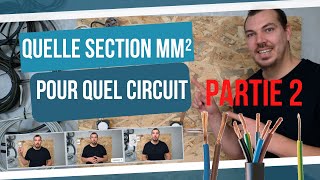 Diametre cable electrique section en mm² Partie 2 [upl. by Edalb]