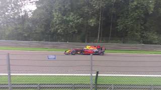 F1 Belgium GP 17 Max Verstappen retires along Kemmel Straight out of Eau Rouge SpaFrancorchamps [upl. by Eslud]