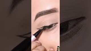 Graphic eyeliner✅ tutorialtrendingshorts eyemakeup youtubeshorts makeup eyeliner [upl. by Frentz]