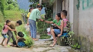 A woman and a boy selling vegetables were robbed by bad guys and their money was stolen [upl. by Naiditch]