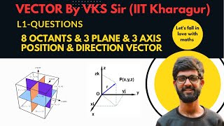 Vector L1 Questions related to position vector amp Direction vector [upl. by Yeloc]