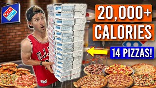 I Tried To Eat EVERY PIZZA On The Dominos Menu [upl. by Rodl]