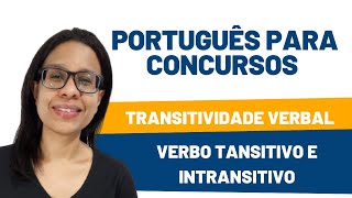 Transitividade Verbal Verbo Transitivo Intransitivo e de Ligação  17 [upl. by Atirehgram]