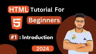 HTML Course Zero To Hero  1 Introduction to HTML  HTML Tutorial For Beginners In Hindi 2024 🔥 [upl. by Jerome]