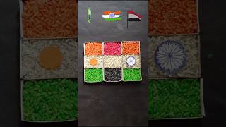 Indian Flag 🇮🇳 Niger Flag 🇳🇪 Yemen Flag 🇾🇪 Mera Mulk Mera Desh shorts art india [upl. by Tiebout]